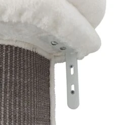 Trixie Wall Mounted Cat Tree Acadia White / Grey -Zoo Plus 108366 trixie kratzbaum acadia wandmontage 160x46x37cm hs 08 1