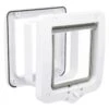 Trixie 4-Way Cat Flap With Tunnel White Cat Flap
