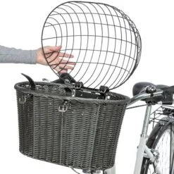Trixie Front Bike Basket With Universal Holder 41 X 34 X 44cm (L X W X H) -Zoo Plus 110145 trixie hs 03 4