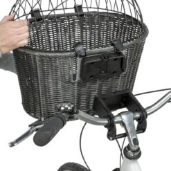 Trixie Front Bike Basket With Universal Holder 41 X 34 X 44cm (L X W X H) -Zoo Plus 110145 trixie hs 09 1