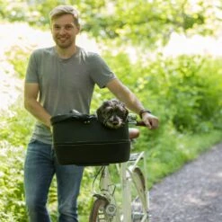 Trixie Friends On Tour Front Bicycle Basket 41 X 47 X 29cm (L X W X H) 24 Trixie Friends On Tour Front Bicycle Basket 41 X 47 X 29cm (L X W X H) -Zoo Plus 110146 trixie front fahrradkorb hs 16 8