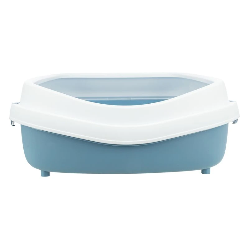 Trixie Primo XXL Cat Litter Tray Blue/ White 3 Trixie Primo XXL Cat Litter Tray Blue/ White - Image 3