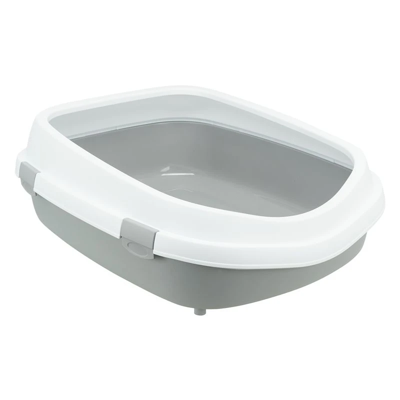 Trixie Primo XXL Cat Litter Tray Blue/ White 2 Trixie Primo XXL Cat Litter Tray Blue/ White - Image 2