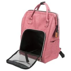 Trixie Friends On Tour Ava Rucksack 32 × 22 × 42cm (L X W X H) - Grey -Zoo Plus 122204 trixie friendsontour rucksack ava 32x22x42cm hs 03 6