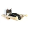 Trixie Plush Wall Mounted Cat Bed - Beige 41 X 42 X 15 Cm (L X W X H)