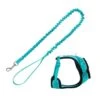Trixie Mesh Y-Harness With Elastic Leash Turquoise