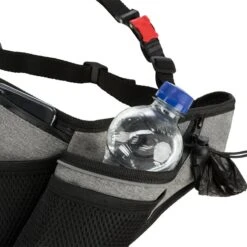 Trixie Jogging Belt With Leash - Grey/ Black Belt: 70 – 130 Cm, Leash: 115 – 150 Cm / 20mm -Zoo Plus 203777 trixie jogginggurt leine grauschwarz hs 06 4