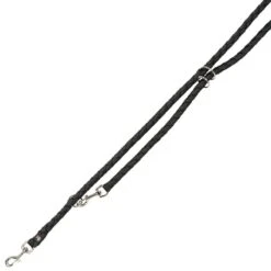 Trixie Cavo Extension Leash, Black Size L - XL: 200 Cm Long, Diameter 18 Mm -Zoo Plus 205196 205197 pla trixie cavo verlaengerungsleine schwarz hs 01 1