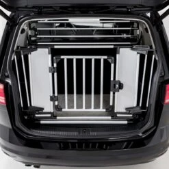 Trixie Friends On Tour Universal Boot Barrier 94-114 X 60 Cm (W X H) -Zoo Plus 209094 h henerweiterung f r trixie friends on tour heckgitter 02 3