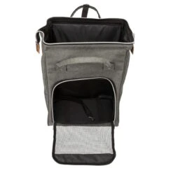 Trixie Friends On Tour Ava Rucksack 32 × 22 × 42cm (L X W X H) - Grey -Zoo Plus 212096 trixie friends on tour rucksack ava hs4 4
