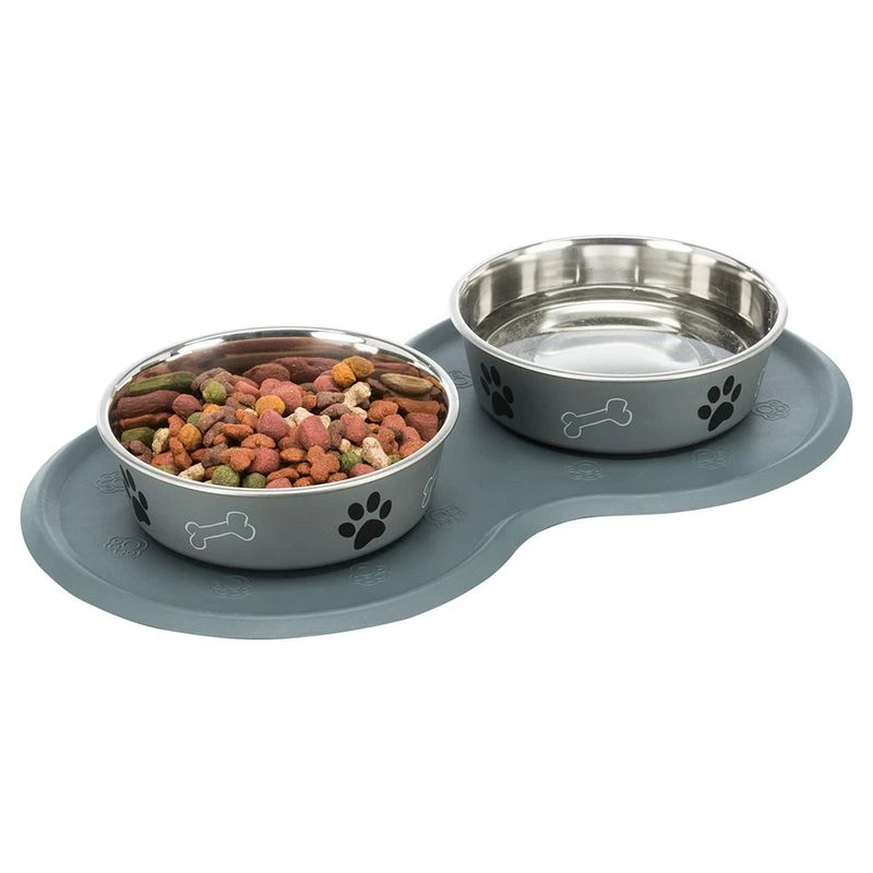 Trixie Bowl Placemat - Dark Grey 45 X 25 Cm (L X W) 2 Trixie Bowl Placemat - Dark Grey 45 X 25 Cm (L X W) - Image 2