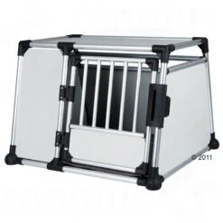 Trixie Aluminium Dog Crate - Large 93 X 81 X 65 Cm (L X W X H) -Zoo Plus 220051 transportbox alu 9