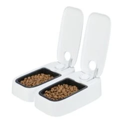 Trixie Automatic Food Dispenser TX2 Automatic Food Dispenser (2 X 300 Ml) -Zoo Plus 24395 trixie tx2 futterautomat hs 03 7