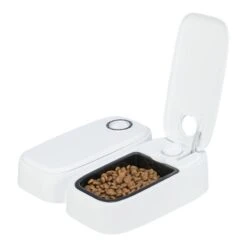 Trixie Automatic Food Dispenser TX2 Automatic Food Dispenser (2 X 300 Ml) -Zoo Plus 24395 trixie tx2 futterautomat hs 04 5