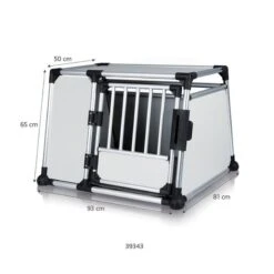 Trixie Aluminium Dog Crate - Large 93 X 81 X 65 Cm (L X W X H)