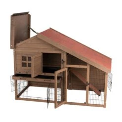 Pet Hutch Trixie Natura Luxury 151 X80 X 107 Cm (L X W X H) -Zoo Plus 28588 pla trixie kleintierstall natura luxus hs 03 2