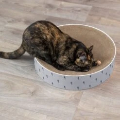 Trixie Scratching Bed Lilly Ø 45 X 10 Cm -Zoo Plus 332797 trixie kratzbett lilly gray hs 04 7