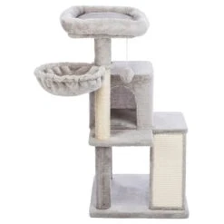 Trixie Junior Cat Tree Pepito Grey -Zoo Plus 333019 trixie junior kratzbaum pepito hs 02 1