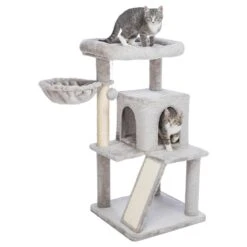 Trixie Junior Cat Tree Pepito Grey -Zoo Plus 333019 trixie junior kratzbaum pepito hs 04 4