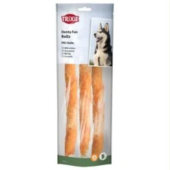 Trixie Denta Fun Rolls With Chicken 12 Pieces, Approx. 28 Cm -Zoo Plus 344697 pla trixie denta fun rolls mit huhn 28cm 9