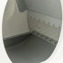 Trixie Self-Cleaning Cat Litter Box White -Zoo Plus 385706 trixie selbstreinigende katzentoilette hs 08 6