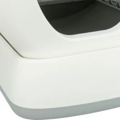 Trixie Self-Cleaning Cat Litter Box White -Zoo Plus 385706 trixie selbstreinigende katzentoilette hs 14 7