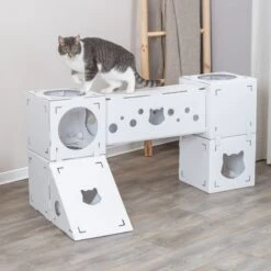 Trixie Finca Felice Cat Furniture 125 X 62 X 62cm (L X W X H) -Zoo Plus 385717 trixie katzenmobel fincafelice hs 07 3