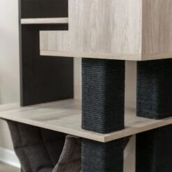 Trixie CityStyle Scratching Post Grey 18 Trixie CityStyle Scratching Post Grey -Zoo Plus 385810 trixie kratzbaum citystyle hs 09 8