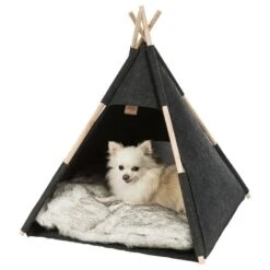 Trixie Tipi Cave Anthracite 13 Trixie Tipi Cave Anthracite -Zoo Plus 403722 trixie hohle tipi hs 03 7
