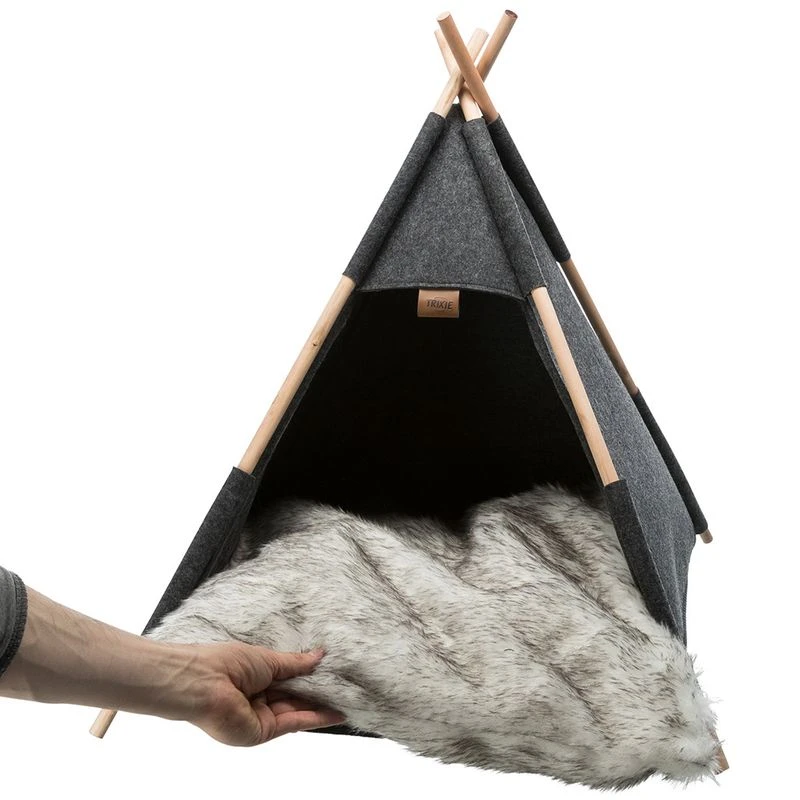 Trixie Tipi Cave Anthracite 4 Trixie Tipi Cave Anthracite - Image 4