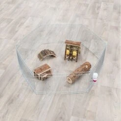 Trixie Indoor Hamster Enclosure Approx. Diameter 90 X (H) 25 Cm -Zoo Plus 428615 trixie hamster indoor freilaufgehege hs 12 4