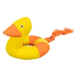 Trixie Duck On A Rope Aqua Toy 36 X 20 X 14cm (L X W X H)