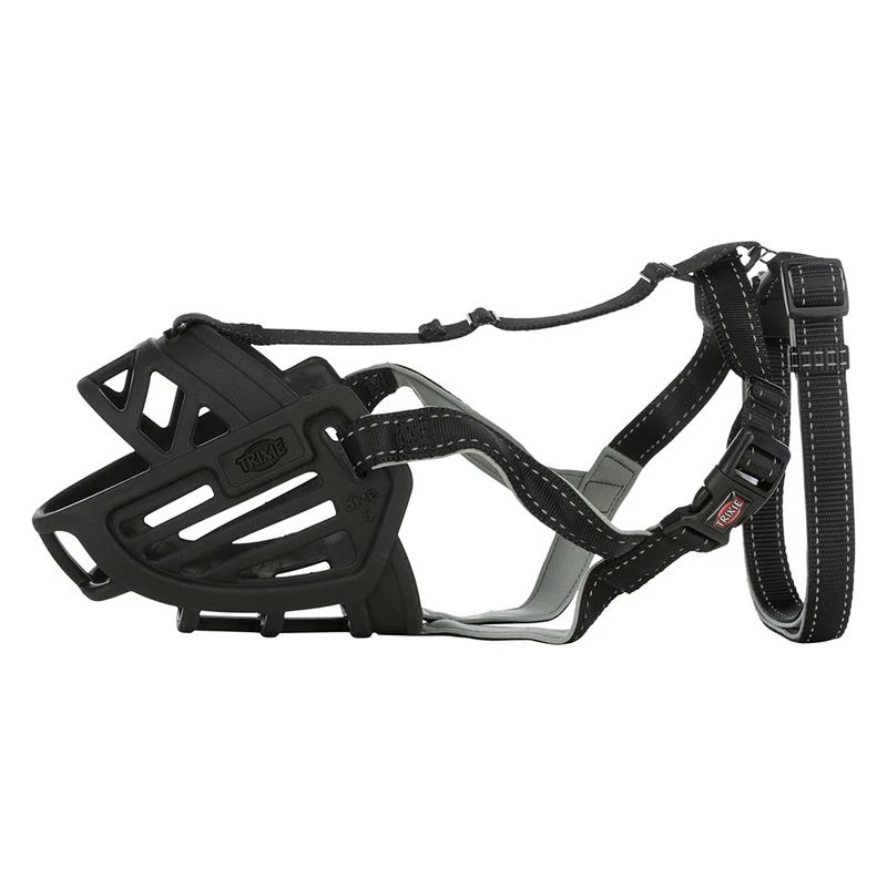 Trixie Flex Rubber Muzzle Size L - XL: Bernese Mountain Dog, Golden Retriever - Image 9