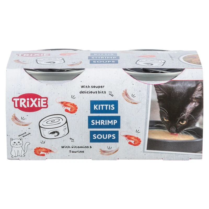 Trixie Kittis Soup Saver Pack 8 X 80g Chicken & Salmon - Image 8
