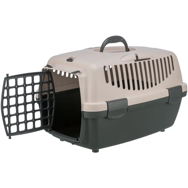 Trixie Transport Box Capri 1 XS: 48 X 32 X 31cm (L X W X H) - Dark Grey/Blush 2 Trixie Transport Box Capri 1 XS: 48 X 32 X 31cm (L X W X H) - Dark Grey/Blush - Image 2