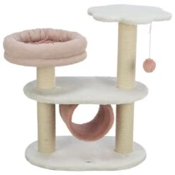 Trixie Isabella Scratching Post White / Dusky Pink