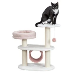 Trixie Isabella Scratching Post White / Dusky Pink -Zoo Plus 544805 trixie hs 02 4
