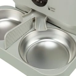 Trixie TX-C Smart Automatic Feeder Accessories: Replacement Double Bowl 500ml, 32 X 5 X 16cm (L X W X H) -Zoo Plus 546800 trixie futterautomat hs 04 0