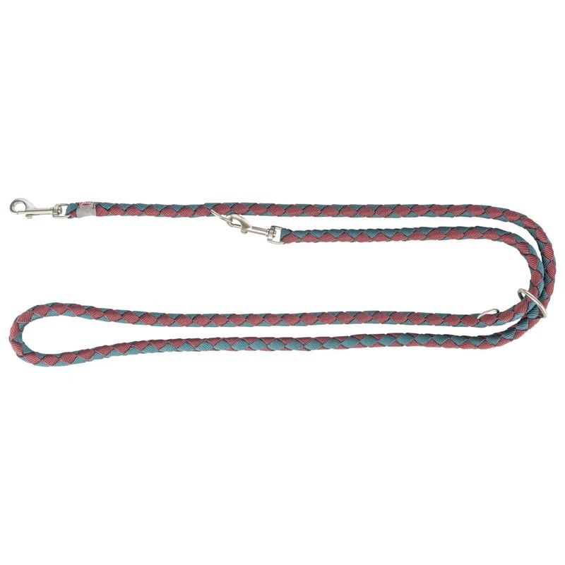 Trixie Cavo Extension Leash - Sangria/Petrol Size: L-XL: 200cm (L), 18mm (W)