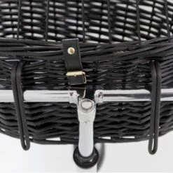 Trixie Bicycle Basket - Black 50 X 35 X 41 Cm (L X W X H) -Zoo Plus 58025 trixie fahrradkorb schwarz hs07 1