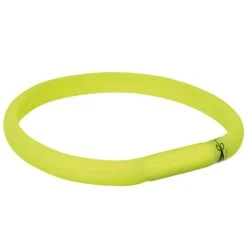 Trixie USB Flash Light Collar - Green L-XL: 70cm X 18mm (L X Diameter)