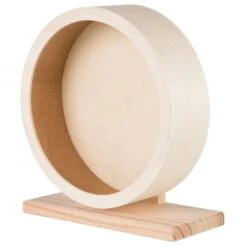 Trixie Wooden Exercise Wheel Diameter 21cm -Zoo Plus 73259 pla trixie holzlaufrad hs 01 0
