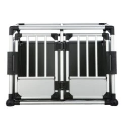 Trixie Aluminium Double Transport Box Size M-L: 64 X 88 X 93 Cm (H X W X D) 7 Trixie Aluminium Double Transport Box Size M-L: 64 X 88 X 93 Cm (H X W X D) -Zoo Plus 73773 pla autotransportbox dop hs 02 4