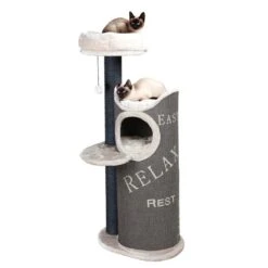 Trixie Juana Cat Tree Grey 5 Trixie Juana Cat Tree Grey -Zoo Plus 73859 trixie kratzbaumjuana hs 03 9