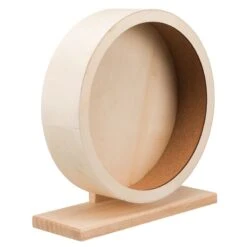 Trixie Wooden Exercise Wheel Diameter 33cm -Zoo Plus 80575 pla trixie holzlaufrad hs 01 9 1