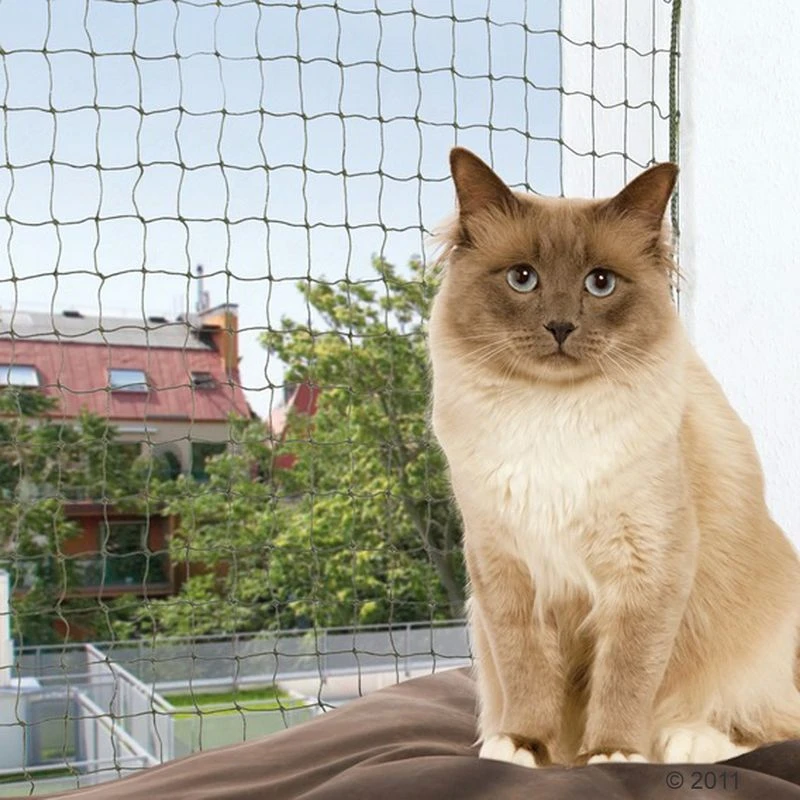Trixie Bite Resistant Cat Net - Olive 2 X 1.5 M 4 Trixie Bite Resistant Cat Net - Olive 2 X 1.5 M - Image 4